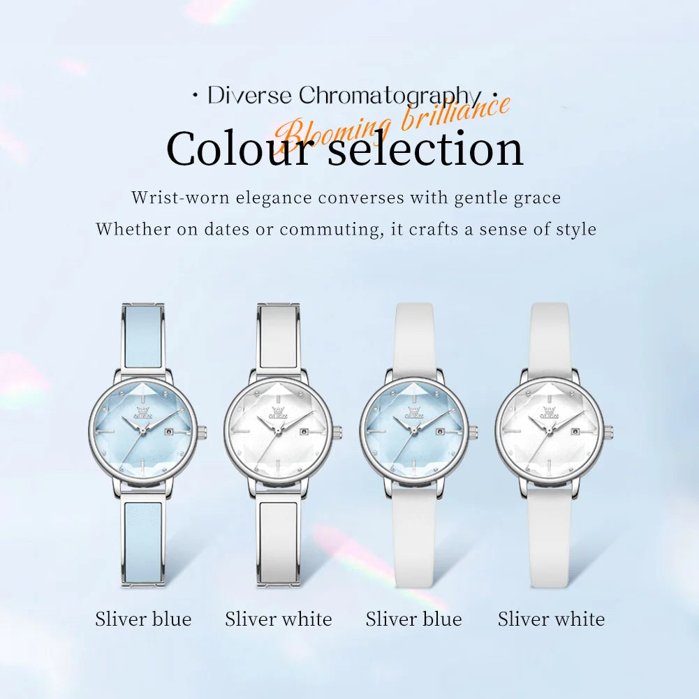 OLEVS 5656 Elegant Women's Watch — Luxury Automatic Mechanical Timepiece