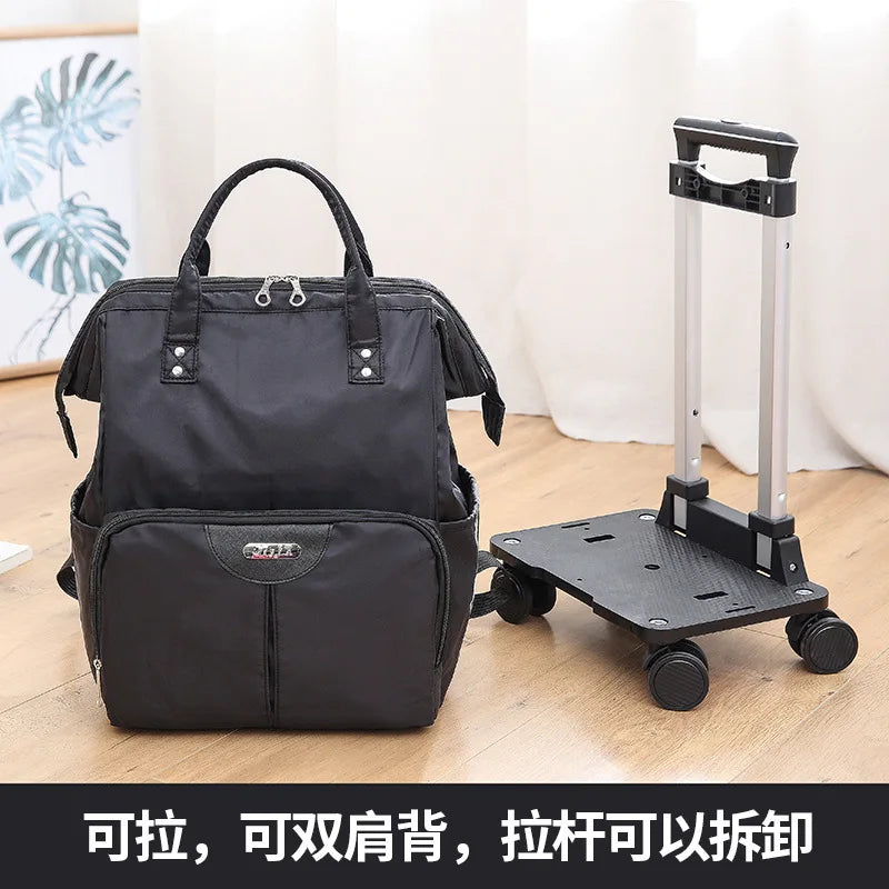 INFEYLAY Wheeled Travel Backpack — Large Capacity Rolling Suitcase
