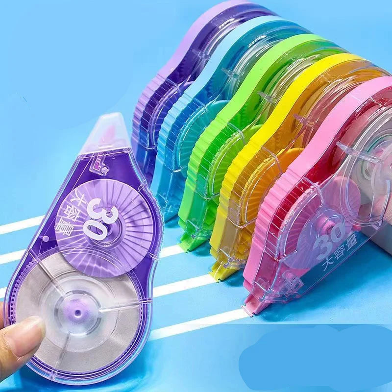 Correction Tape 6-Pack Set — Large Capacity White Error Correction