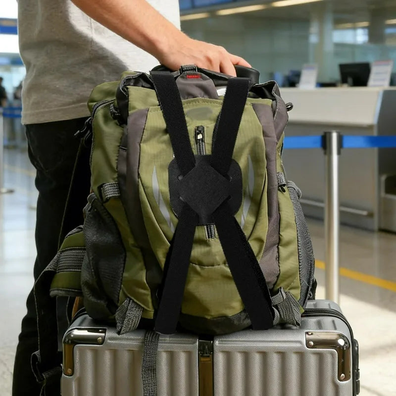 Adjustable Travel Luggage Strap — Heavy Duty Elastic Suitcase Belt