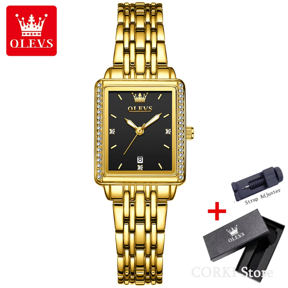 OLEVS 9995 Elegant Quartz Watch — Luxury Waterproof Ladies Wristwatch