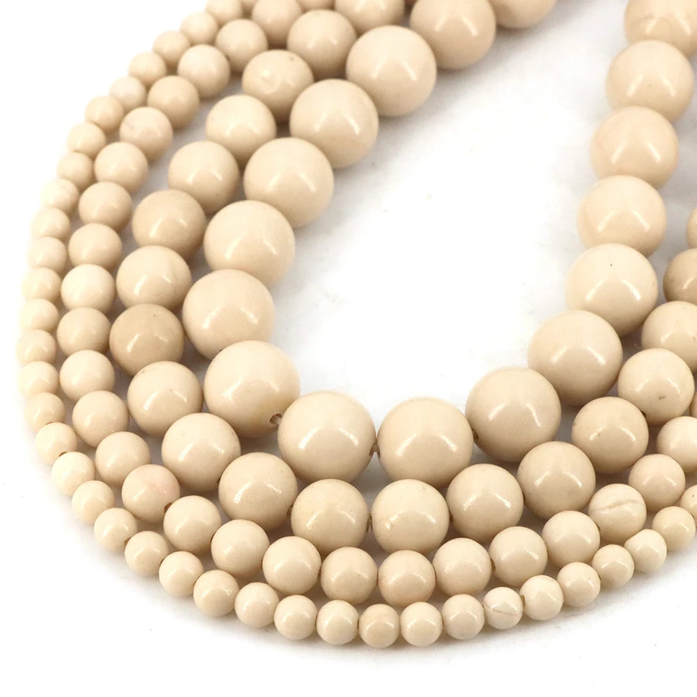Natural Stone Gemstone Beads — Round Crystal Spacers for Jewelry Making