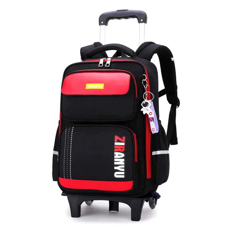 Student Rolling Backpack — Multi-Functional Trolley Bag for Primary School
