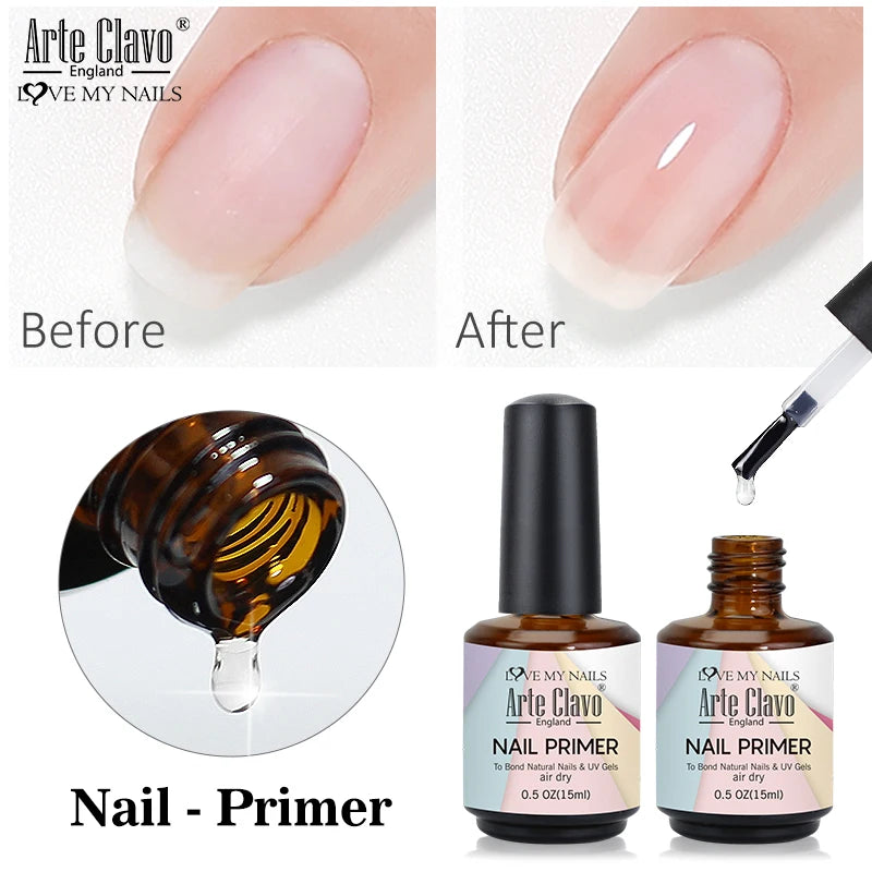 Arte Clavo Nail Primer and Gel Series — Long-Lasting Manicure Prep