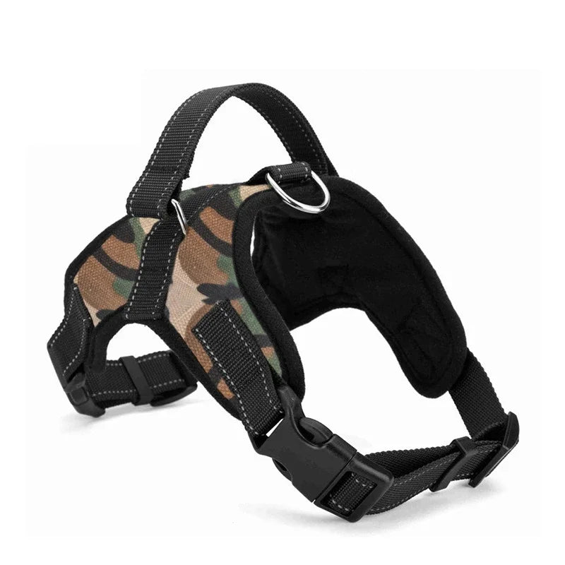 Breathable Nylon Dog Vest Harness — Adjustable Quick Release Design