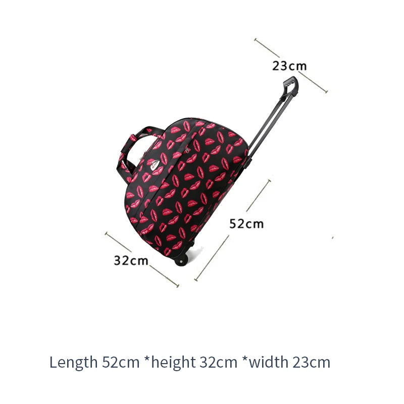 Rolling Travel Trolley Bag — Lightweight Waterproof Luggage for Business & Travel