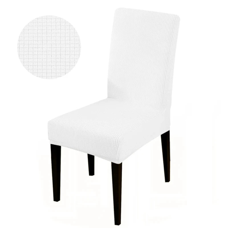 Universal Elastic Chair Cover — Stretchable Fabric Seat Protector