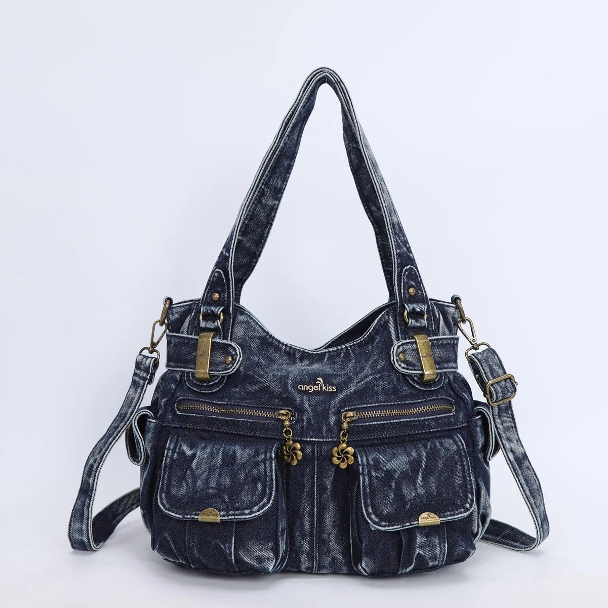 Venn Angel Women's Large Shoulder Bag — Versatile PU Leather Hobo Handbag