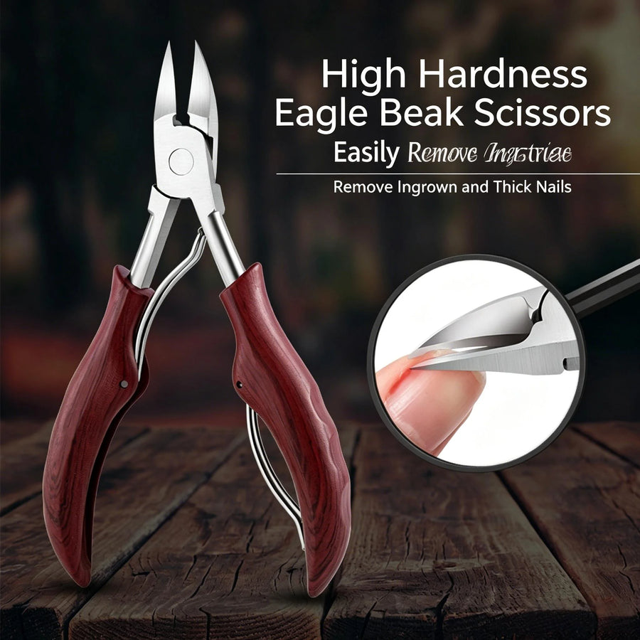 Stainless Steel Nail Nipper — Precision Cuticle and Ingrown Nail Tool
