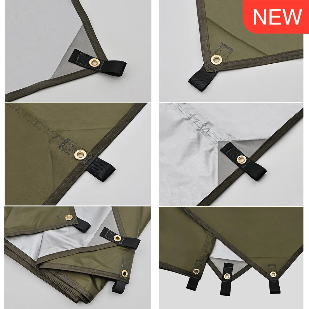 Top Lander Waterproof Camping Tarp — Ultralight Outdoor Sun Shelter