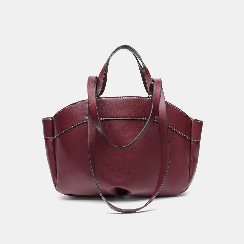 Women's Shoulder Bag Set — Spacious Tote with Matching Mini Pouch
