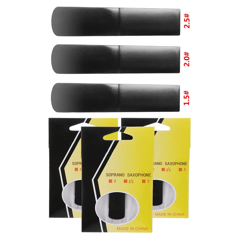 MEROCA Synthetic Saxophone Reeds — Durable Resin Reeds for Consistent Play