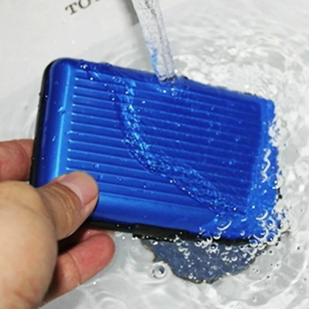 Slim Metal Card Wallet — Durable Protective Holder for Daily Use