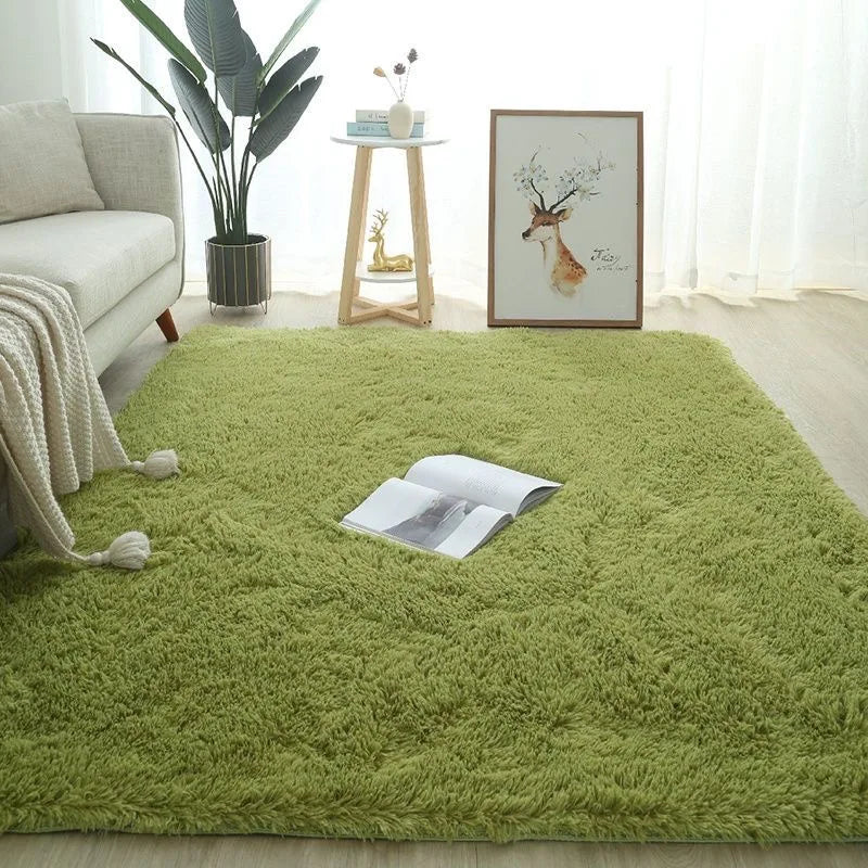 FORSWAN Rainbow Kids Area Rug — Soft Colorful Bedroom Floor Mat