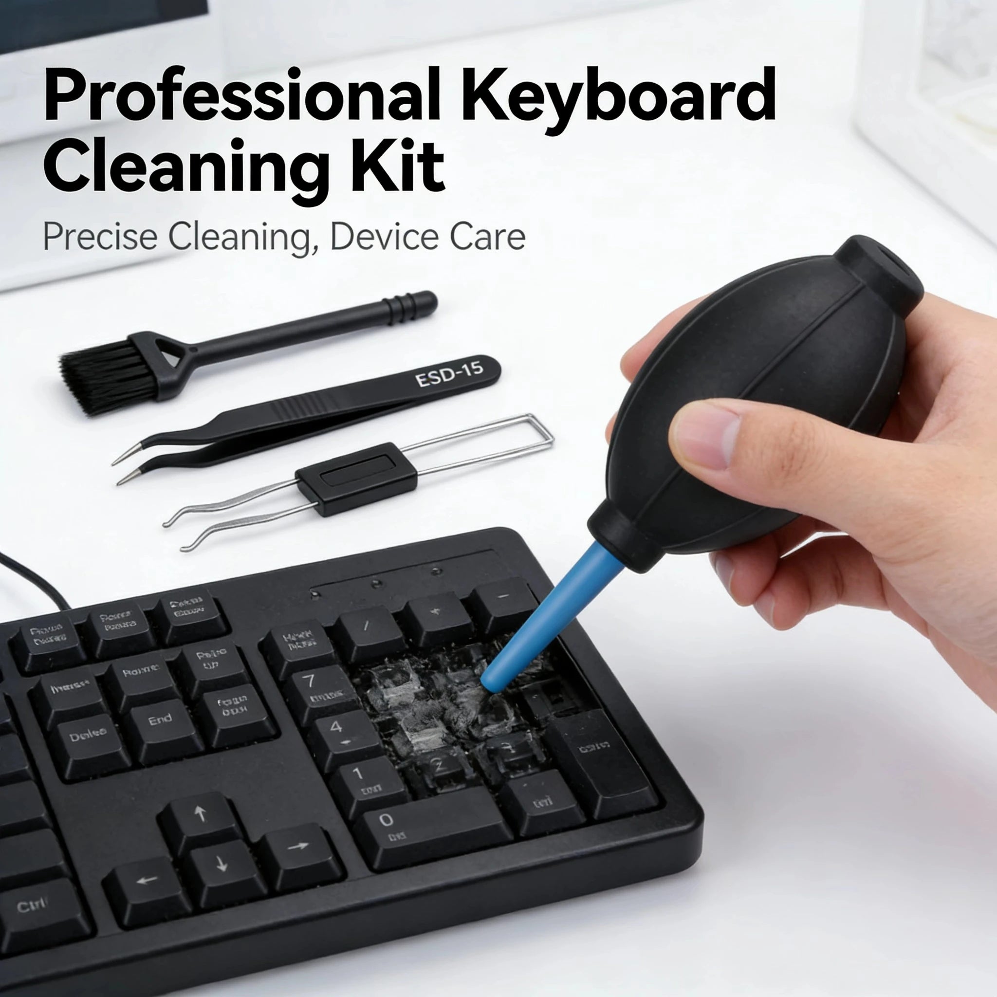 4-in-1 Keyboard Cleaning Kit — Multifunctional Maintenance Tool Set