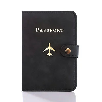 SNUGUG Leather Passport Holder — Waterproof Travel Wallet & Card Case
