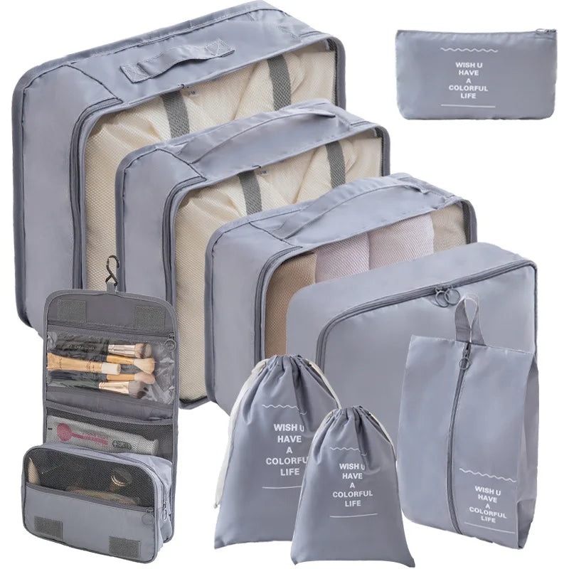 Travel Packing Cube Set — Luggage Organizer Bags for Suitcases