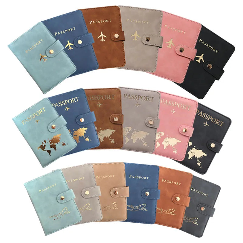 SNUGUG Travel Passport Holder — Slim Credit Card Organizer & Wallet