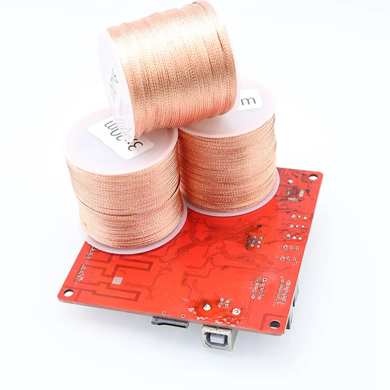Copper Solder Wick Braid — Desoldering Tool for PCB and Electronics Repair
