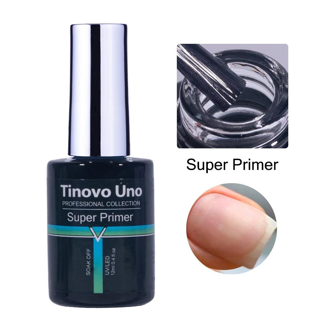 Tinovo Uno Super Nail Primer — Long Lasting Prep Dehydrator for Manicure