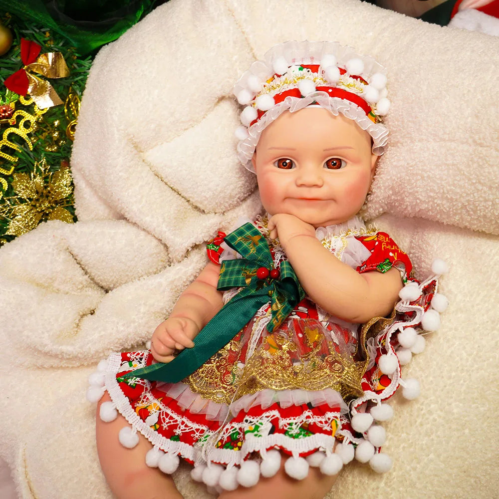 Lifelike Silicone Reborn Doll — Realistic 46cm Collectible Baby Doll