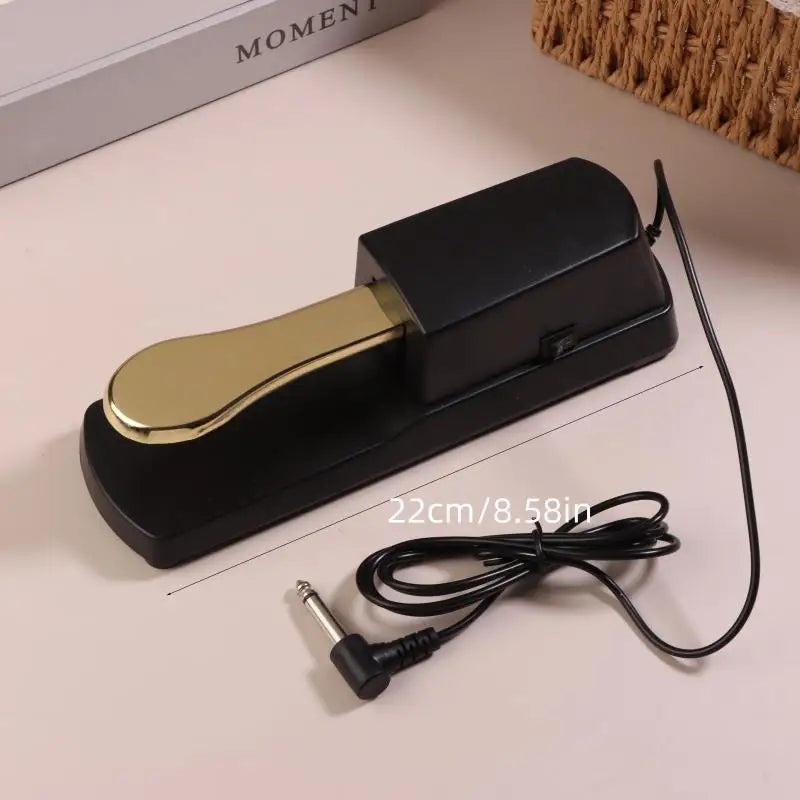 Sustain Pedal with Polarity Switch — Musical Instrument Accessory for Keyboards
