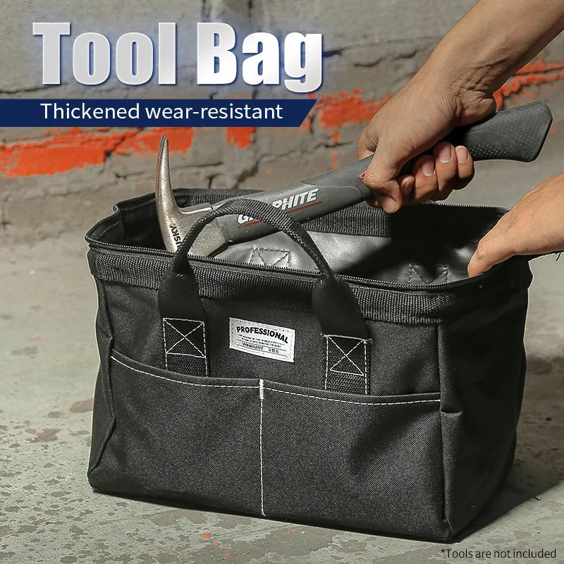 WINHUNT Tool Bag — 12-Inch Wide Mouth Organizer with Sturdy Base