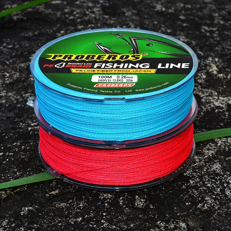 4-Strand Braided Fishing Line — High Strength Multifilament for Carp & Ocean