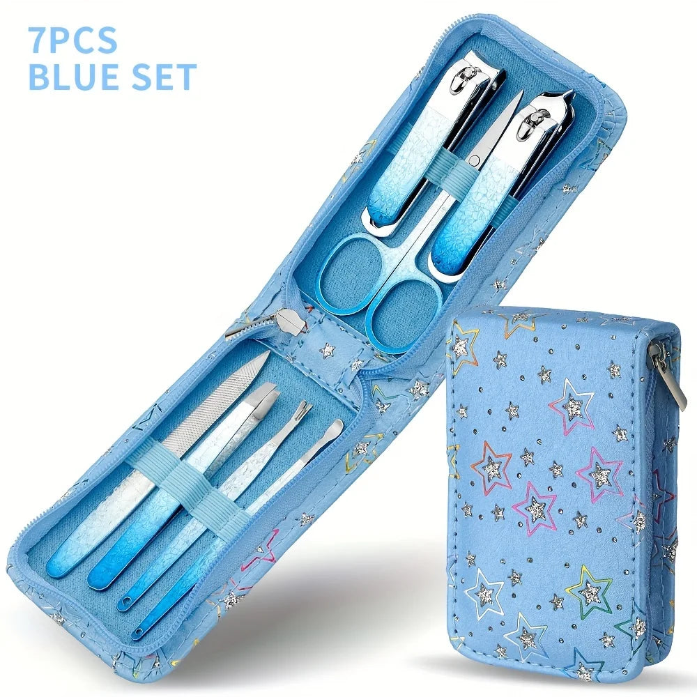 7-in-1 Manicure and Pedicure Set — Professional Nail Care Kit