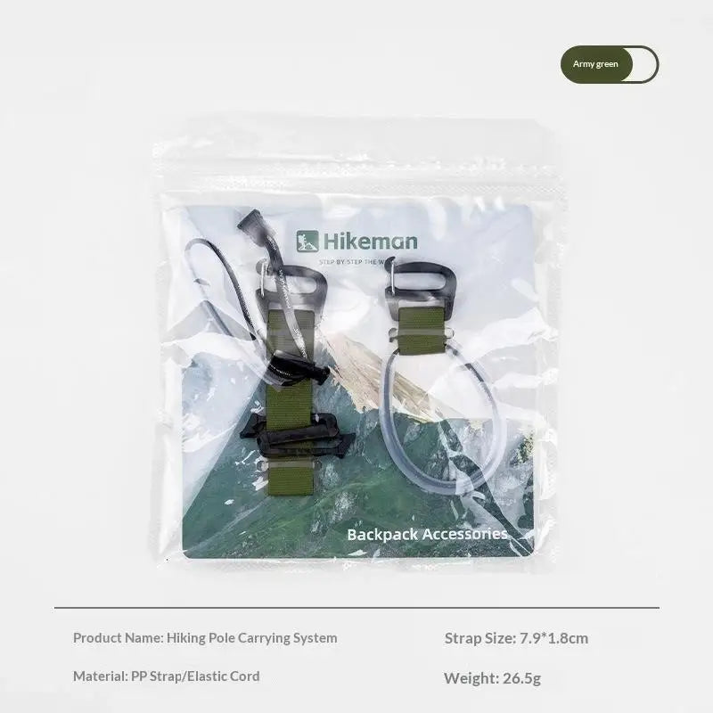ZTBBAO Trekking Pole Carrier — Quick-Release Backpack Attachment Strap