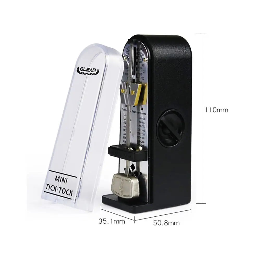 Portable Mechanical Metronome — Wind-Up Rhythm Trainer for Musicians