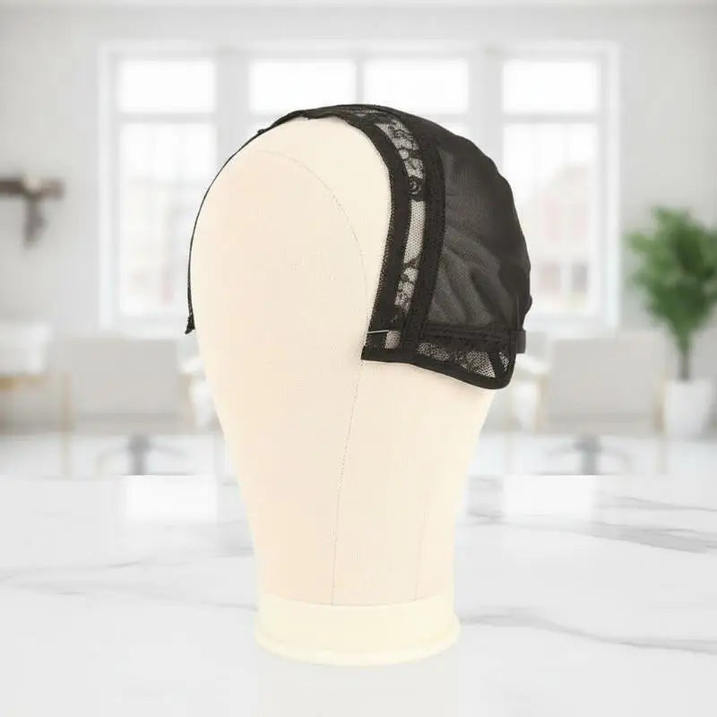KuZHEN Adjustable Wig Making Cap — Breathable Lace Edge for Custom Hairpieces