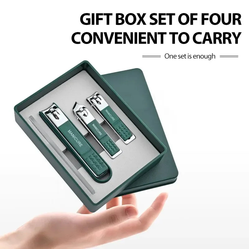 Nail Clipper 4-Piece Set — Professional Pedicure and Manicure Tools