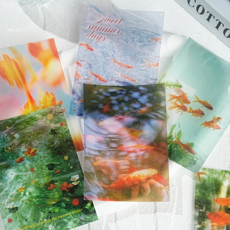 Natural Landscape Scrapbooking Paper — 15 Piece Vintage Collage Set