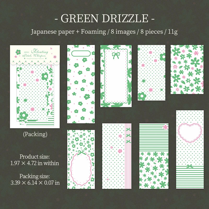 Vintage Floral Foam Stickers — 20 Sheets for Scrapbooking & Junk Journals