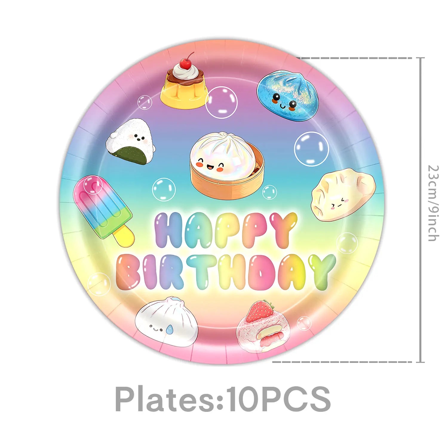Dumpling Theme Party Decoration Set — Birthday Party Supplies & Favors