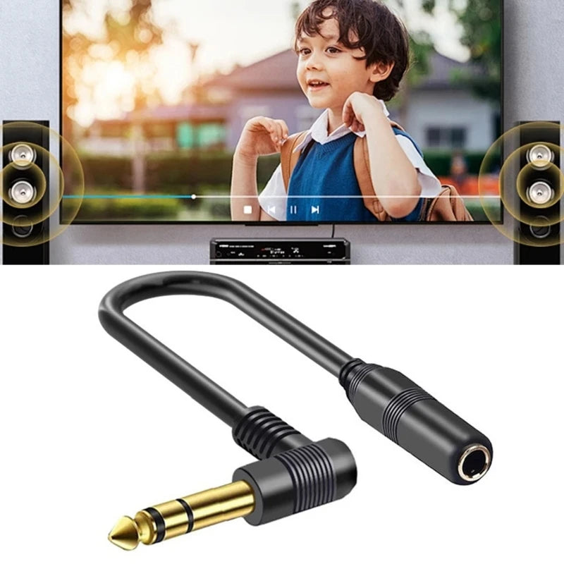 Guitar Extension Cable — 6.35mm TS Male to TRS Female Jack
