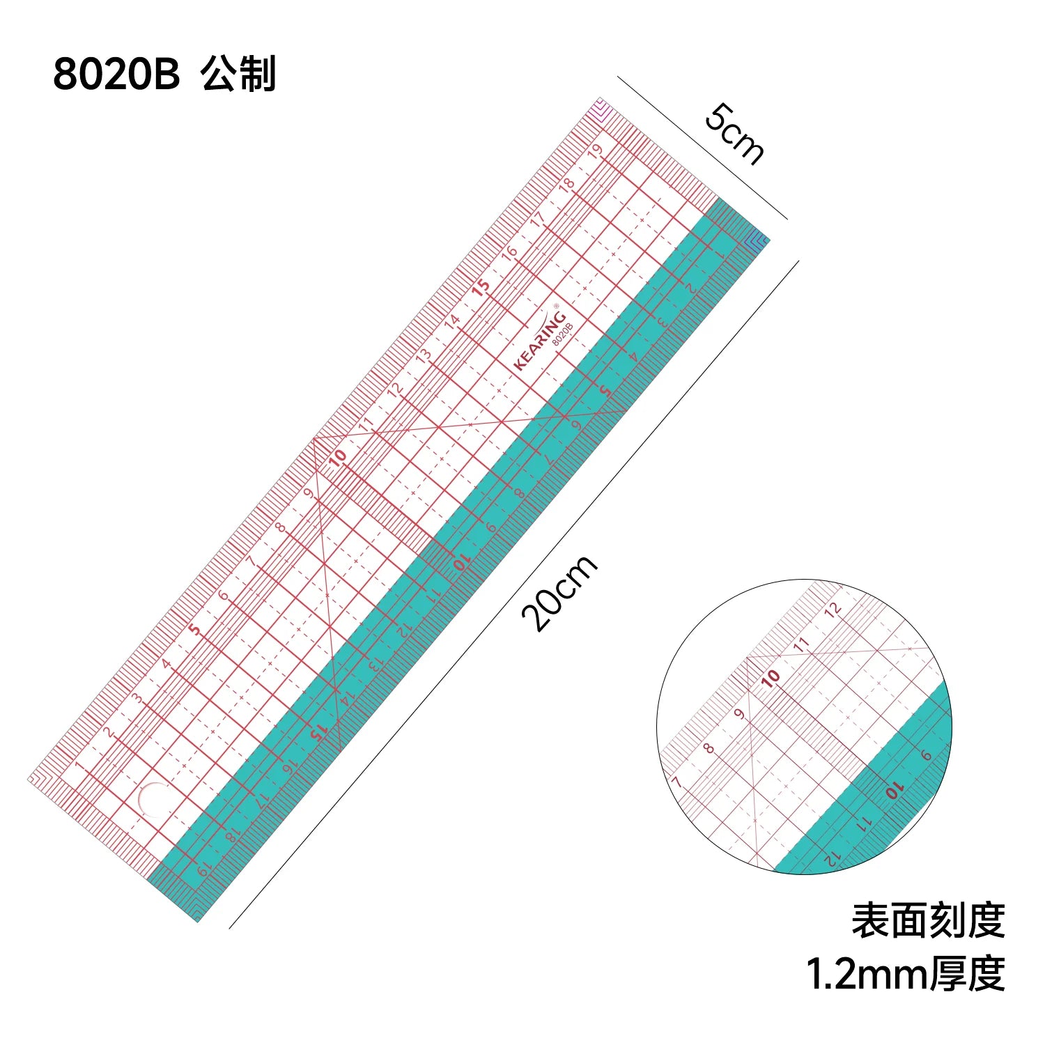 SmartBao Professional Tailor Grading Ruler — Multifunctional Pattern Making Tool
