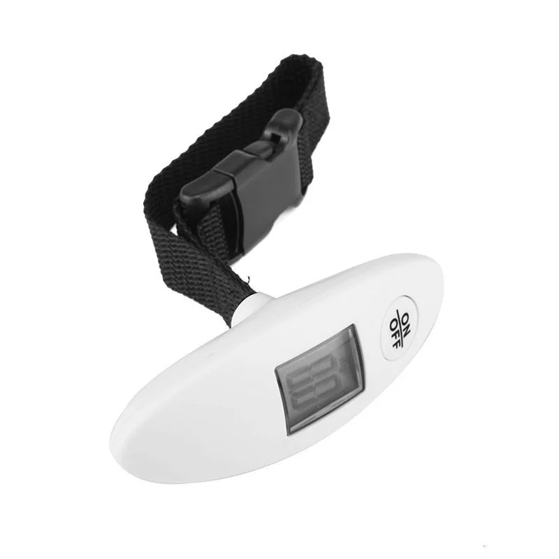 Digital Luggage Scale — High Precision Portable Hanging Scale with Webbing