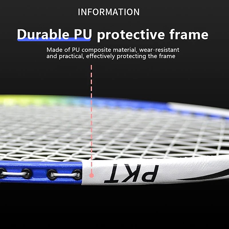 Badminton Racket Head Protector — Durable Anti-Friction Frame Tape