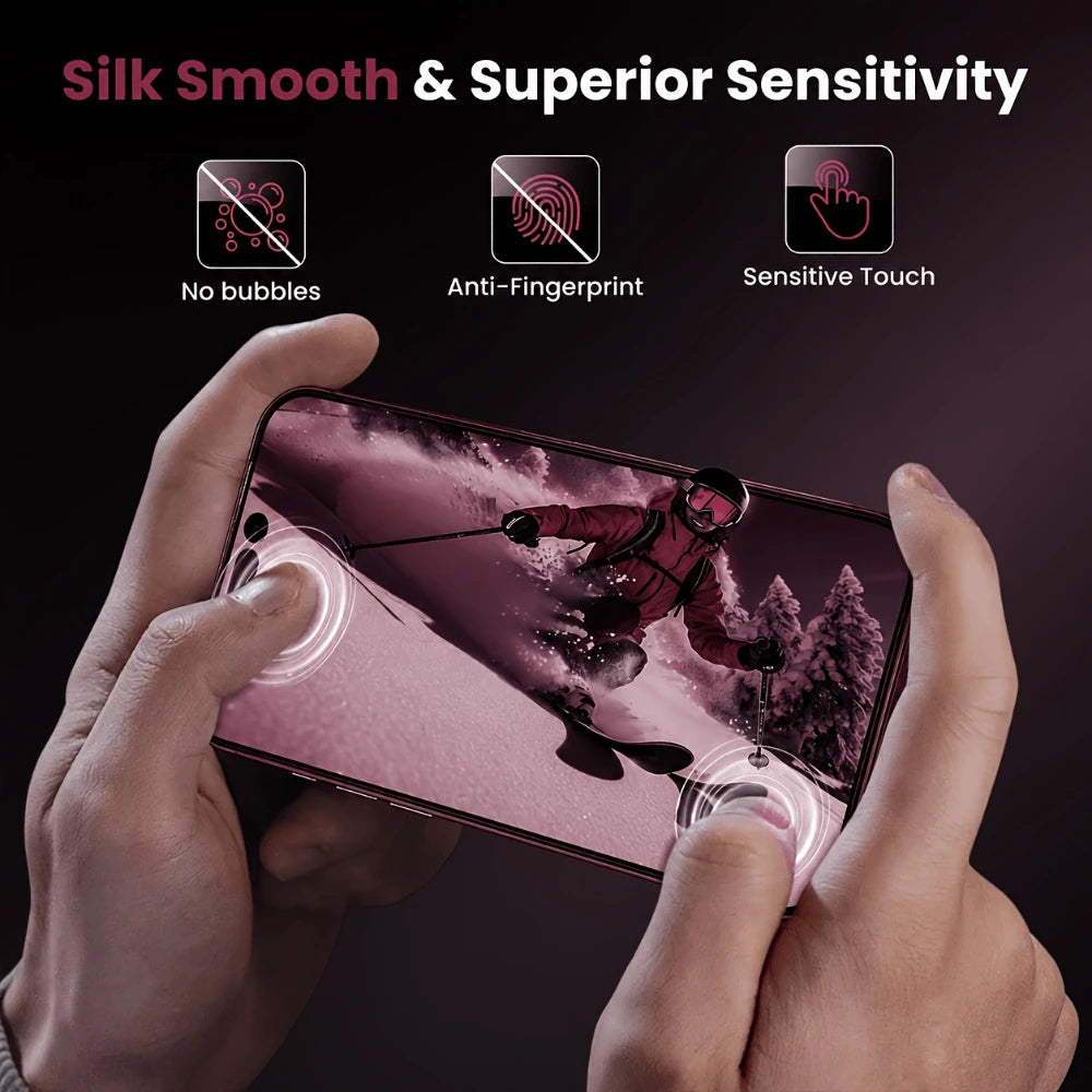 NNBILI Privacy Screen Protector — Tempered Glass Anti-Spy Film
