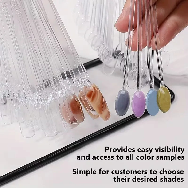 Metal Nail Polish Display Stand — Space-Saving Countertop Organizer