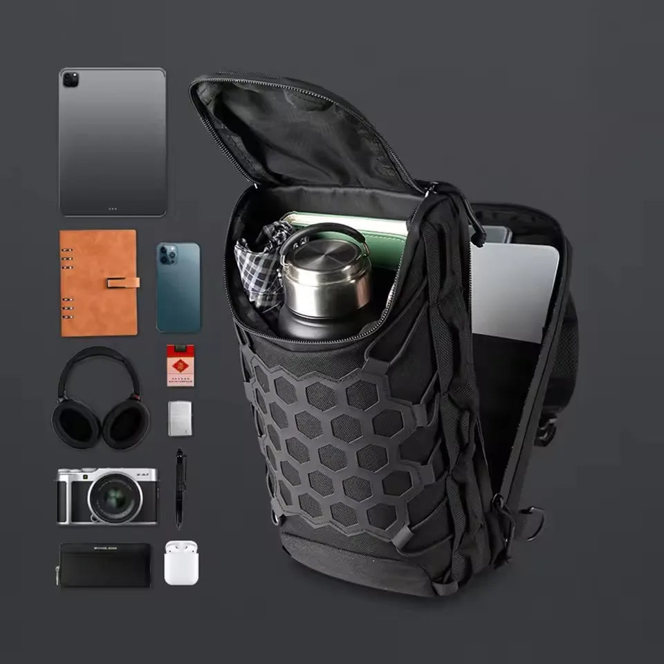 Men's Tactical Chest Bag — Durable Outdoor Sling Backpack for Hiking