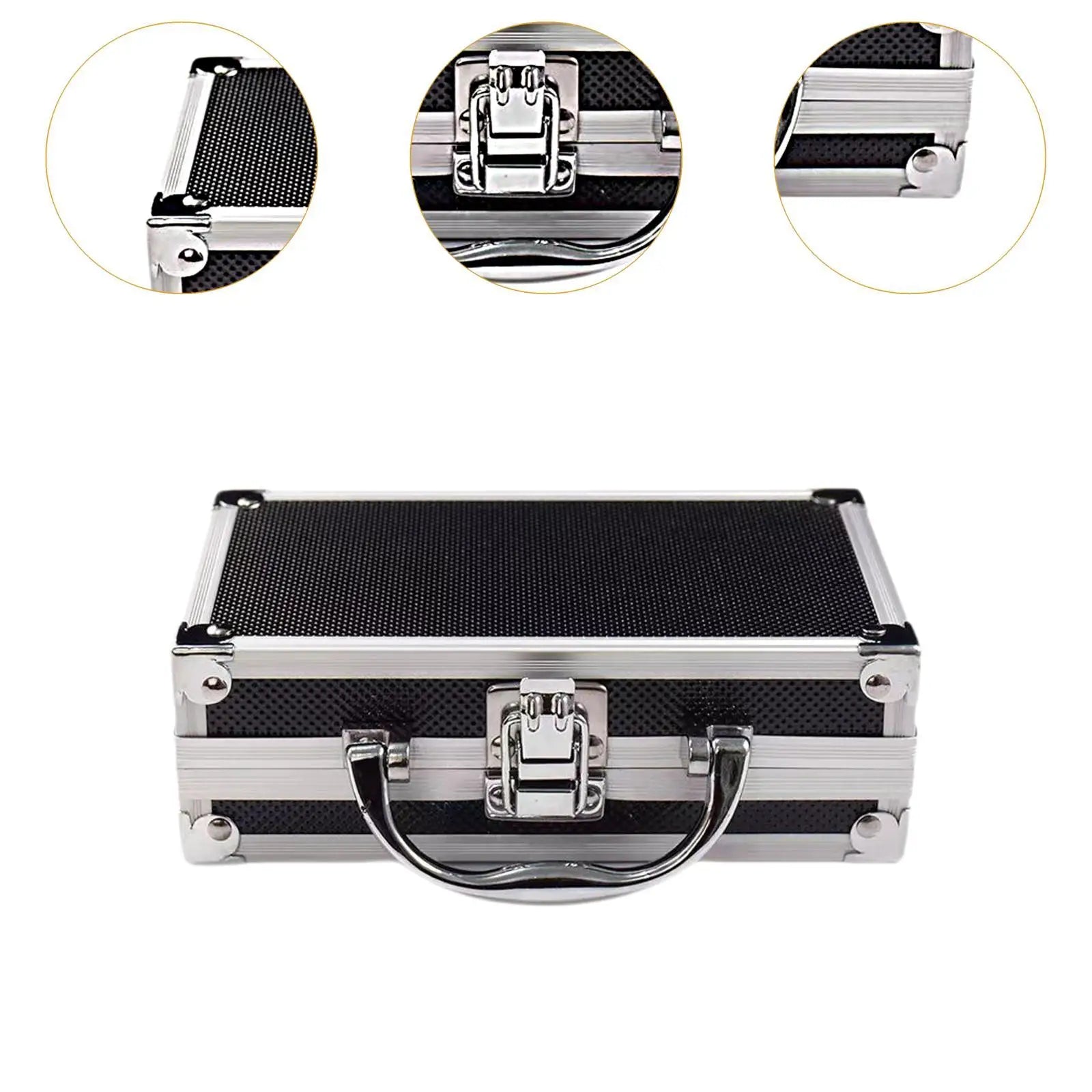 Aluminum Alloy Carrying Case — Compact Shockproof Storage Box