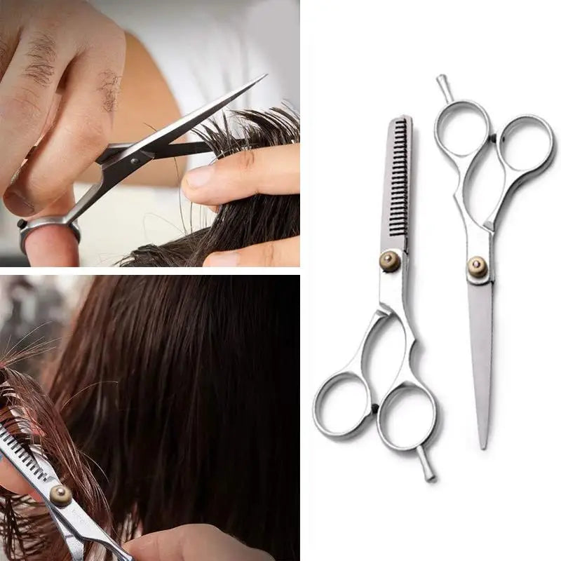 Professional Hair Thinning Scissors — Stainless Steel Barber Styling Tool
