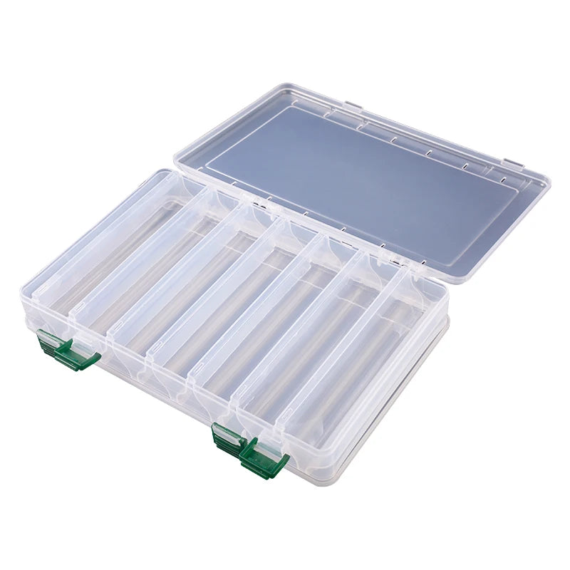 TAIYU Large Fishing Tackle Box — Double Sided Storage for Lures and Gear
