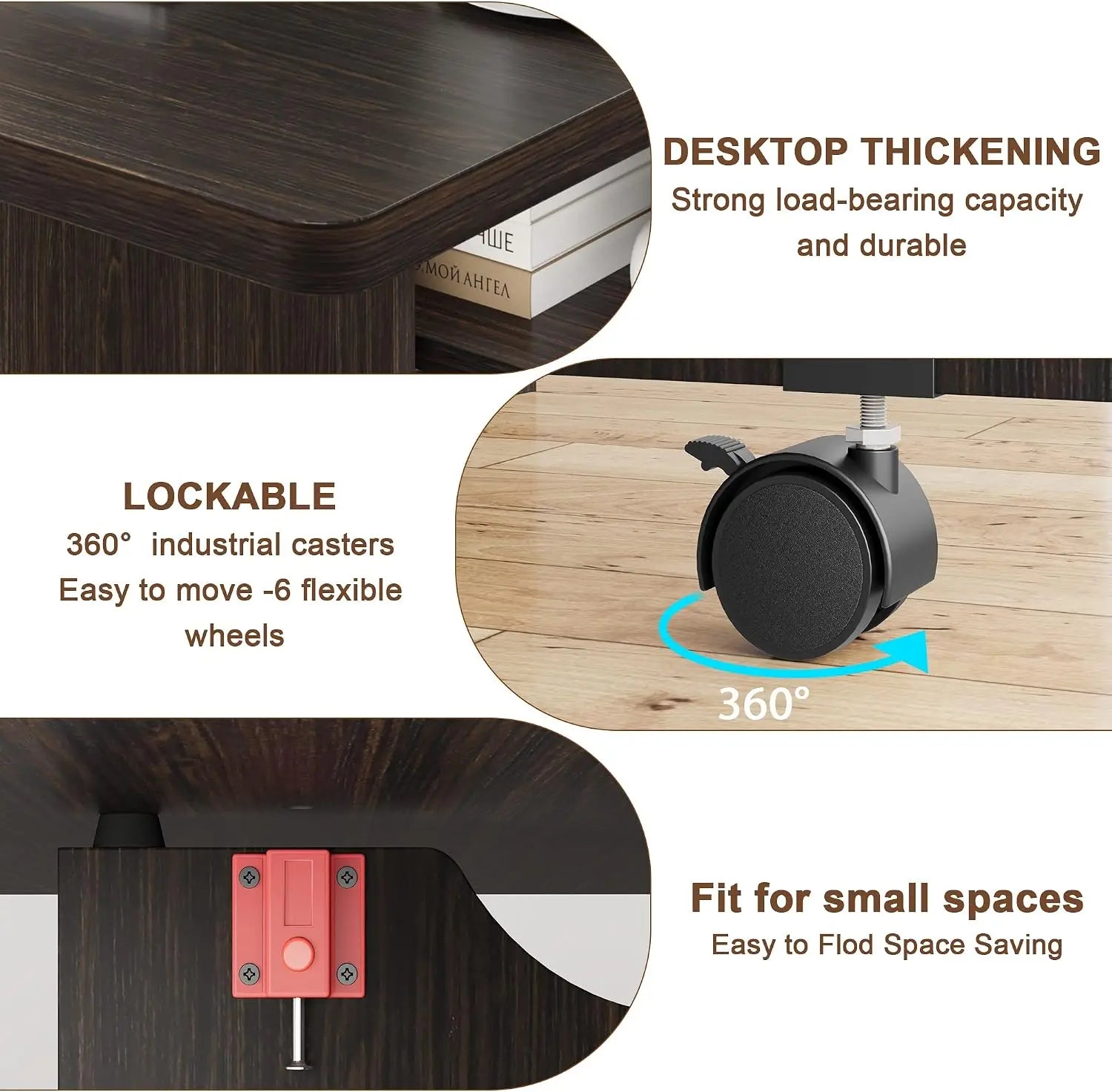 Garvee Extendable Drop Leaf Dining Table — Space-Saving Design with Storage