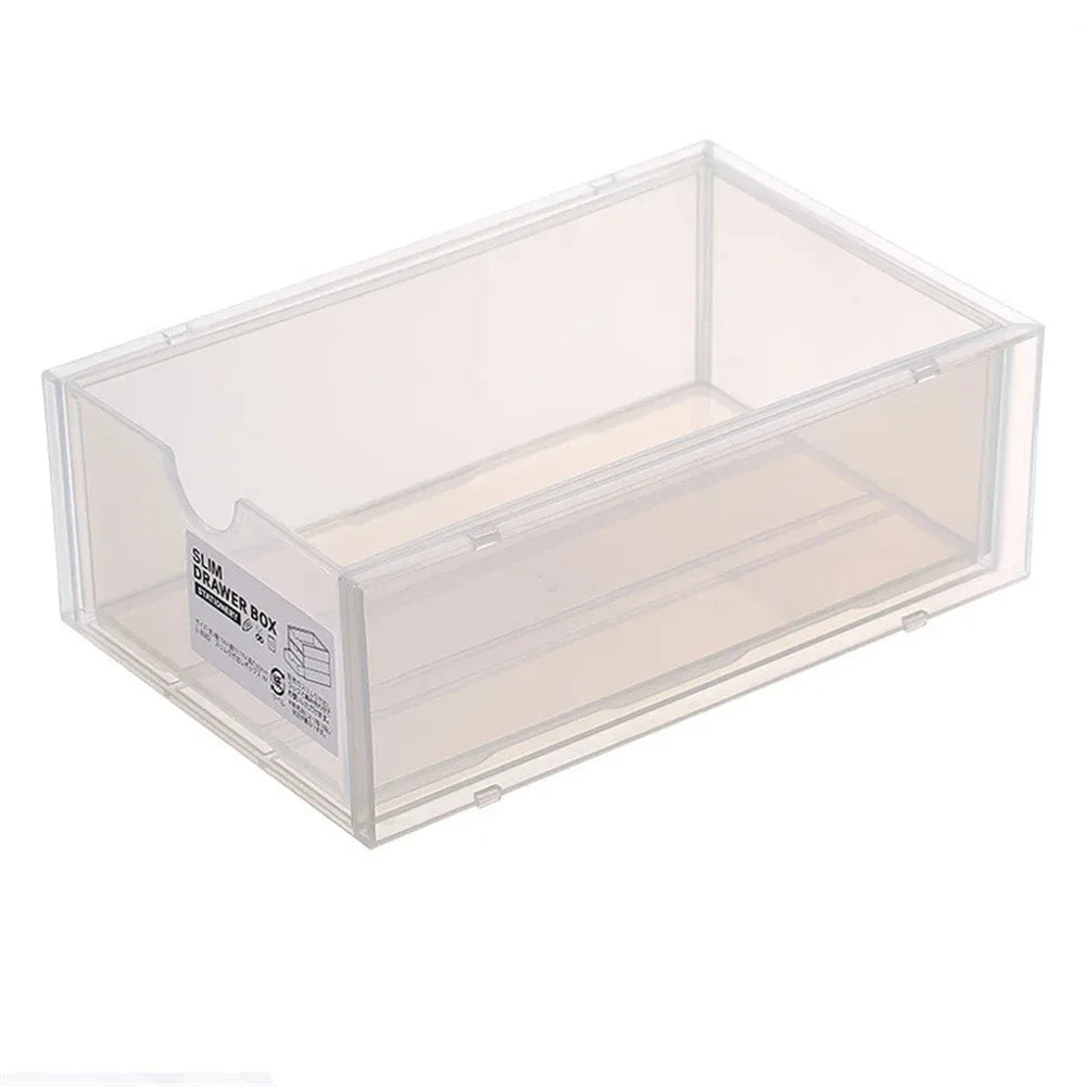 Stackable Desktop Storage Drawers — Versatile Organizer for Office & Cosmetics
