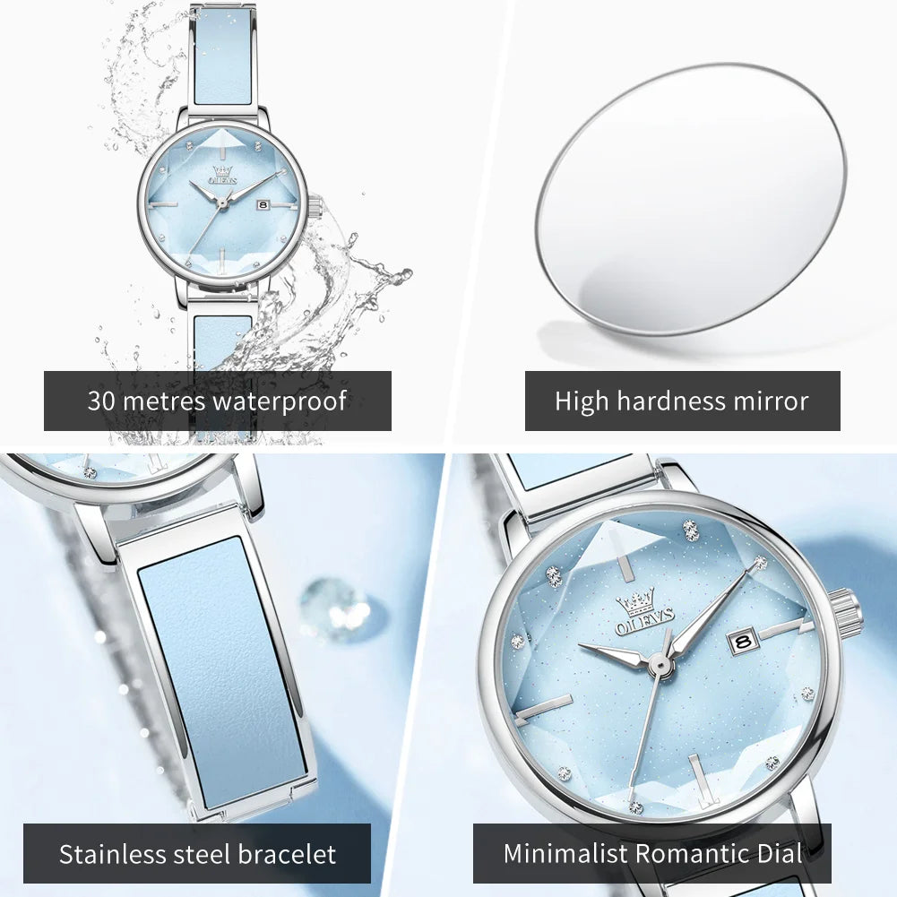 OLEVS 5656 Elegant Women's Watch — Luxury Automatic Mechanical Timepiece