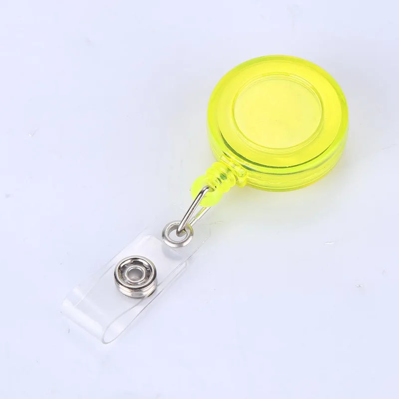 pelsone Retractable Badge Reel — Durable ID Holder Clip for Staff and Professionals